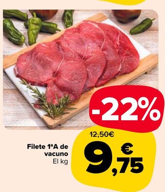 Carrefour Market Filete 1ªa de vacuno el kg oferta