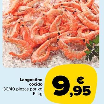 Carrefour Market Langostino cocido oferta