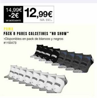 Costco Puma Pack 8 Pares Calcetines oferta