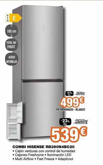 Expert Combi Hisense oferta