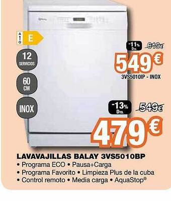 Expert Lavavajillas Balay oferta