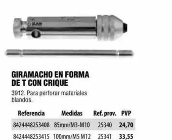 Optimus Giramacho En Forma De T Con Crique oferta