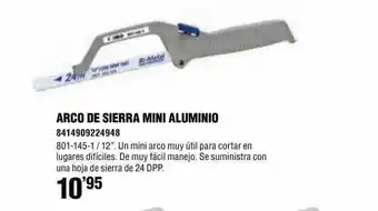 Optimus Arco De Sierra Mini Aluminio oferta