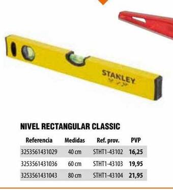 Optimus Nivel Rectangular Classic oferta