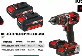 Optimus Batería Repuesto Power X Change oferta