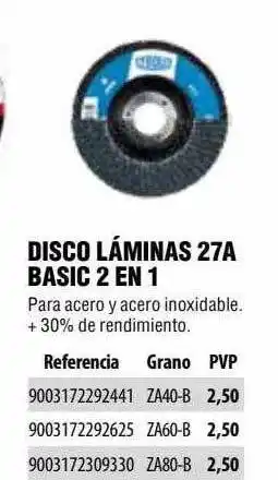 Optimus Disco Láminas 27a Basic 2 En 1 oferta