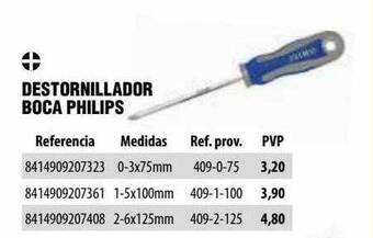 Optimus Destornillador Boca Philips oferta