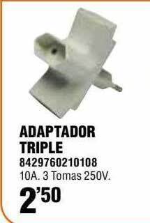 Optimus Adaptador Triple oferta