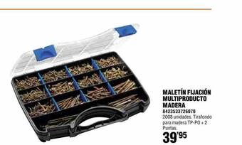 Optimus Maletín Fijación Multiproducto Madera oferta