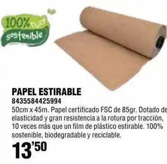Optimus Papel Estirable oferta