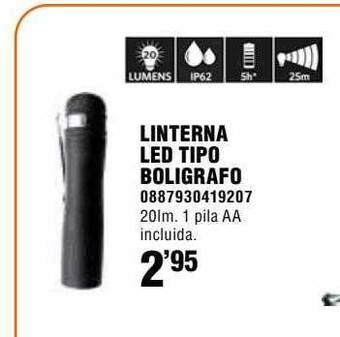Optimus Linterna Led Tipo Boligrafo oferta