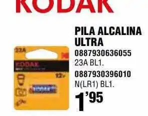 Optimus Kodak Pila Alcalina Ultra oferta