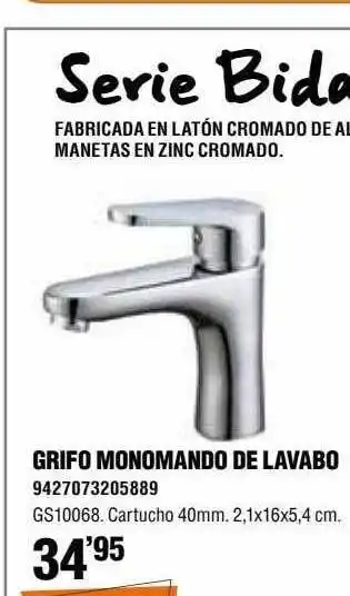 Optimus Grifo Monomando De Lavabo oferta