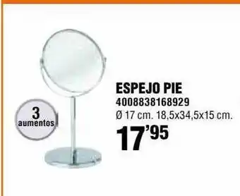 Optimus Espejo Pie oferta