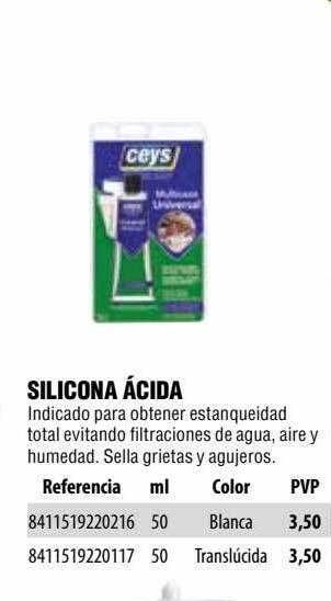 Optimus Silicona ácida oferta