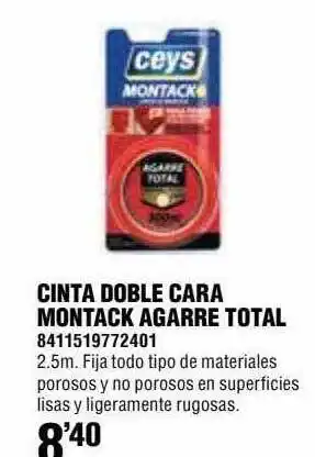 Optimus Cinta Doble Cara Montack Agarre Total oferta