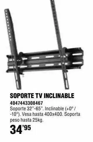 Optimus Soporte Tv Inclinable oferta