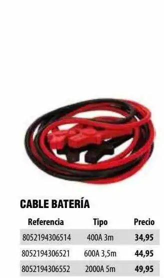 Optimus Cable Batería oferta