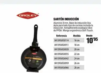 Optimus Oroley Sartén Inducción oferta