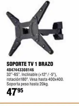 Optimus Soporte Tv 1 Brazo oferta