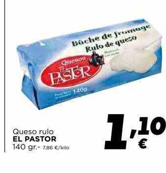 Supermercados Piedra Queso Rulo El Pastor oferta