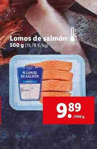 Lidl Lomos De Salmón oferta