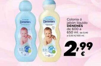 Supermercados Piedra Colonia ó Jabón Líquido Denenes oferta