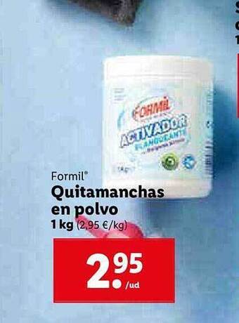 Lidl Formil Quitamanchas En Polvo oferta