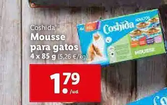Lidl Coshida Mousse Para Gatos oferta