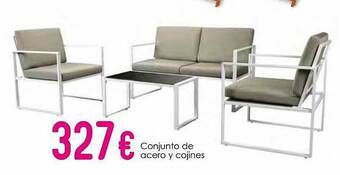Atrapamuebles Conjunto De Acero Y Cojines oferta