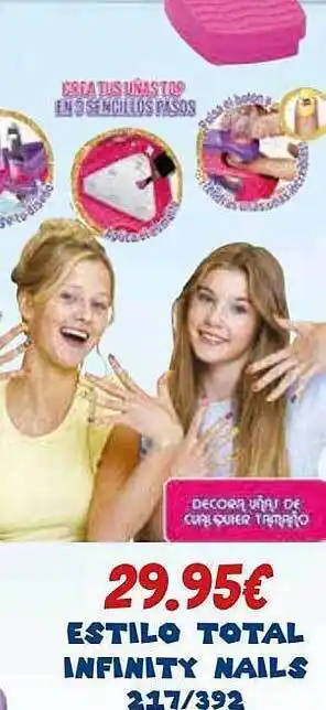 Jugueterías Nikki Estilo Total Infinity Nails oferta