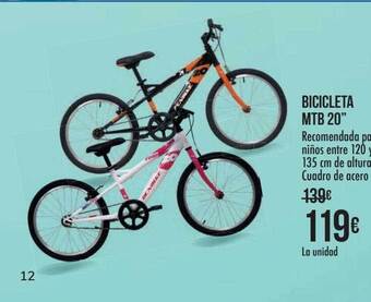 Carrefour Bicicleta Mtb 20 oferta