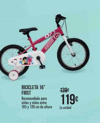 Carrefour Bicicleta 16 oferta