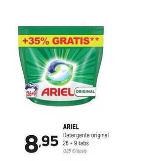 Coviran Ariel Detergente Original oferta
