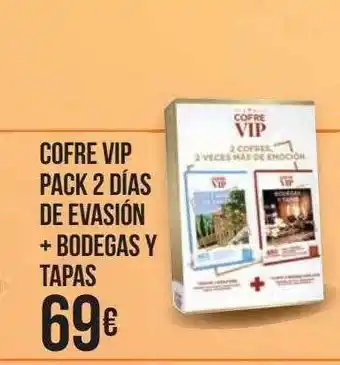 Carrefour Cofre Vip Pack 2 Días De Evasión + Bodegas Y Tapas oferta
