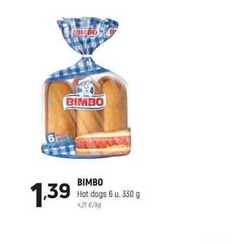 Coviran Bimbo Hot Dogs oferta