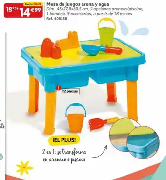 GiFi Mesa De Juegos Arena Y Agua oferta