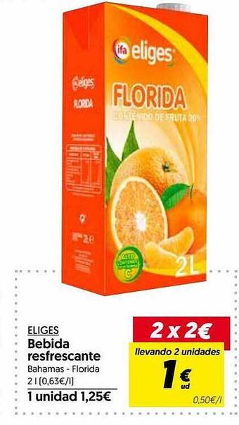 Hiper Usera Eliges Bebida Refrescante oferta