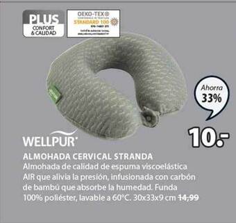 JYSK Wellpur Almohada Cervical Stranda oferta