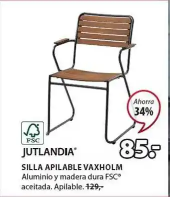 JYSK Jutlandia Silla Apilable Vaxholm oferta