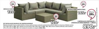 JYSK Set Modular De Muebles De Jardín Ravndrup oferta