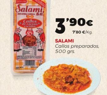 Supermercados Lupa Salami callos preparados oferta