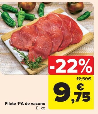 Carrefour Filete 1ªa de vacuno oferta