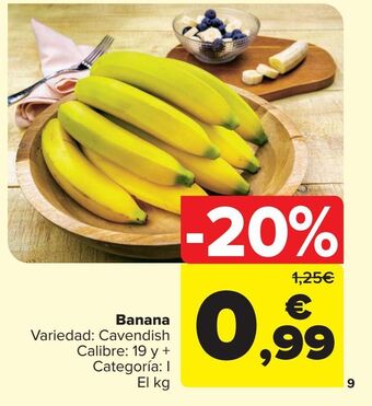 Carrefour Banana oferta