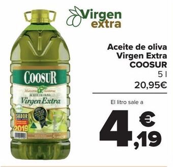 Carrefour Aceite de oliva virgen extra coosur oferta