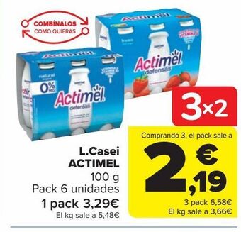 Carrefour L.casei actimel oferta