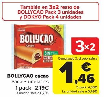 Carrefour Bollycao cacao oferta
