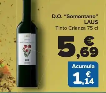 Carrefour D.o "somontano" laus oferta