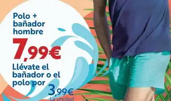 Carrefour Polo + bañador hombre oferta