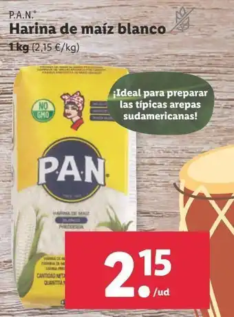 Lidl Harina de maíz pan oferta